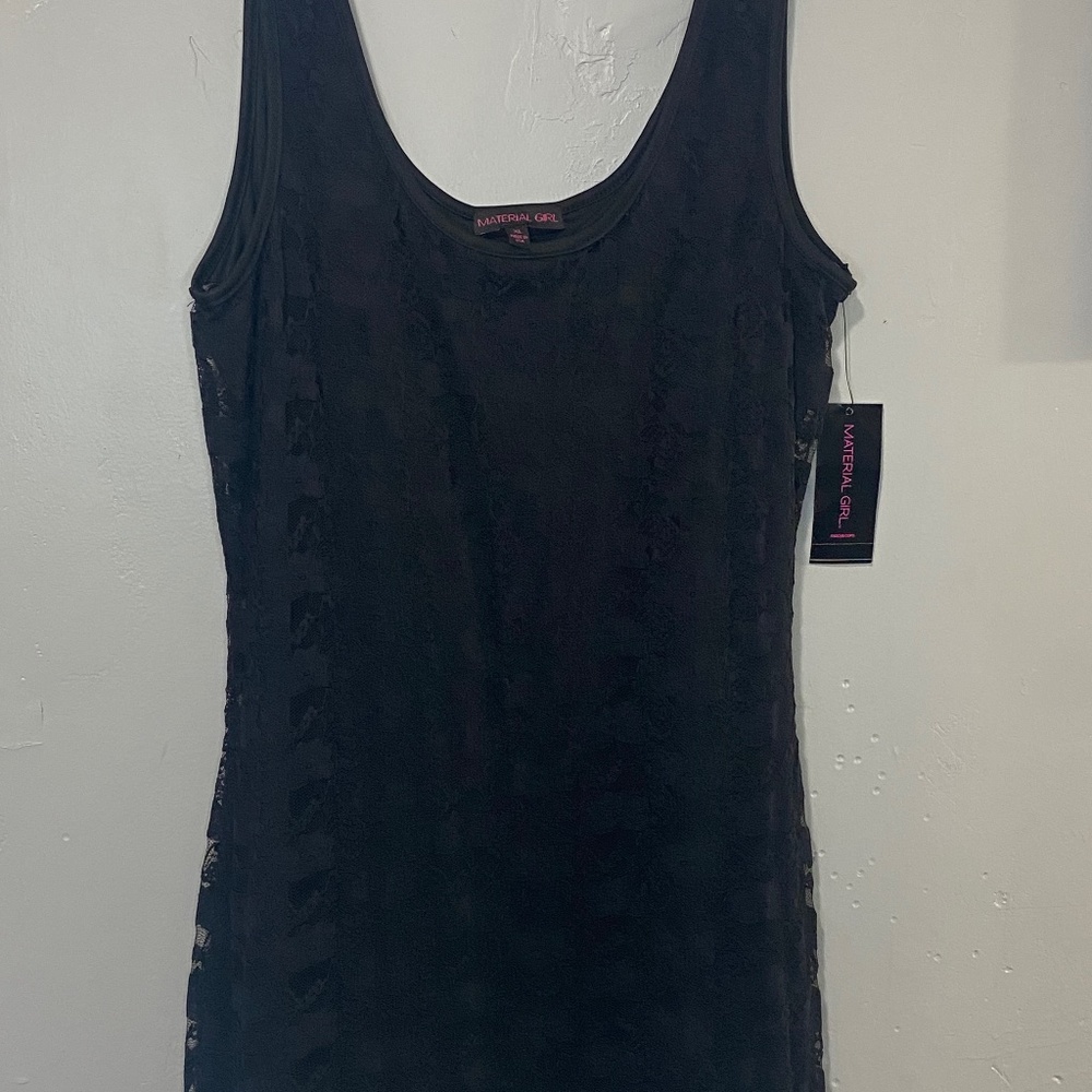 Beautiful black lace Like new dress.